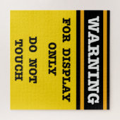 Warnung nur bei Anzeige keine Touch Puzzle (Horizontal)