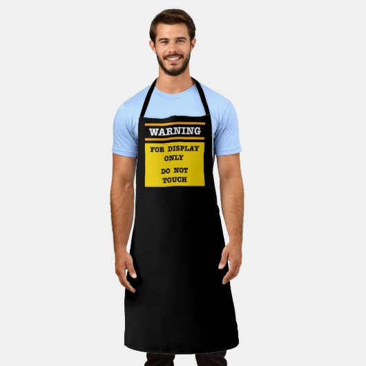 Warnung nur bei Anzeige keine Touch Schürze (Getragen)