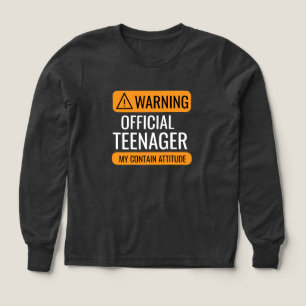 Warnung Offizielles Teenager T-Shirt – Lustiger Ge