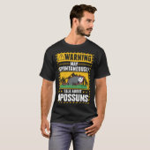 Warnung Opossum Müll Katze Possum T-Shirt (Vorne ganz)