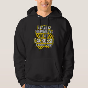 Warnung Person Weg Über Lacrosse Lacrosse S Hoodie