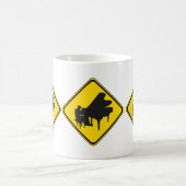 Warnung: Piano Player Ahead! Kaffeetasse (Mittel)