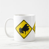 Warnung: Piano Player Ahead! Kaffeetasse (Links)