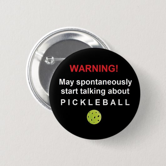 Warnung Pickleball V3gen-ar-Taste Button (Vorne & Hinten)