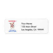 Warnung Pitbull gestorben (Vorne)