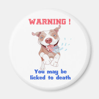 Warnung Pitbull gestorben Magnet