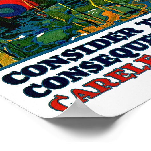 Warnung! Poster (Ecke)