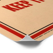 Warnung! Poster (Ecke)