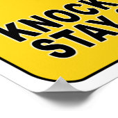 Warnung Poster - anpassen! (Ecke)