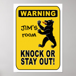 Warnung Poster - anpassen!