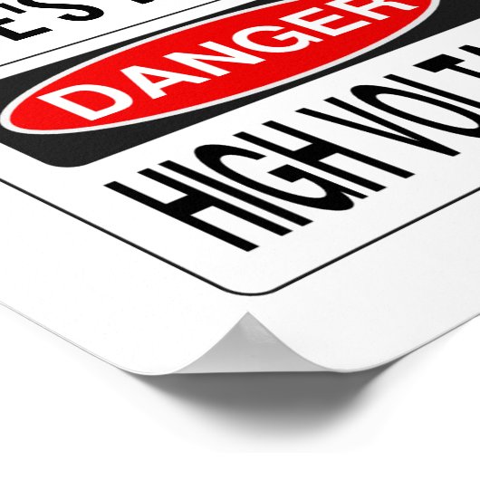 Warnung Poster - anpassen! (Ecke)