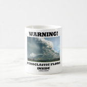 Warnung! Pyroclastic Fluss-Innere (Vulkanologie) Kaffeetasse (Mittel)