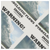 Warnung! Pyroklastische Ströme innerhalb des Vulka Stoff (Nahaufnahme)