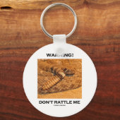 Warnung! Rage mich nicht (Rattlesnake) Schlüsselanhänger (Vorderseite)