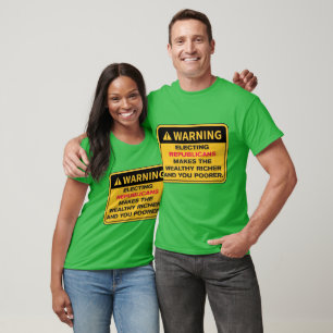 Warnung Republikaner zu wählen T-Shirt