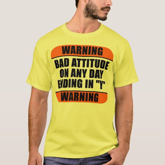 Warnung - schlechte Haltung T-Shirt (Vorderseite)