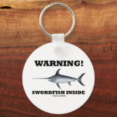Warnung! Schwertfisch Schlüsselanhänger (Vorderseite)
