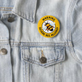 Warnung Schwerwiegende Bienenallergie-Alarm-Knopf Button (Beispiel)