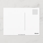 Warnung, seien Sie vorsichtig bei der Arbeit Postkarte (Rückseite)