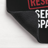 Warnung Serial Respawner Roter Stempel Gamer Gear  Mousepad (Ecke)