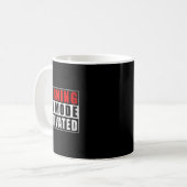 Warnung Skimodus aktiviert 1  Kaffeetasse (Vorderseite Links)