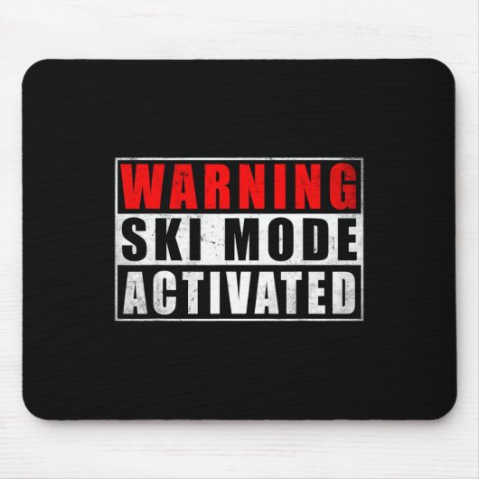 Warnung Skimodus aktiviert 1 Mousepad (Vorne)