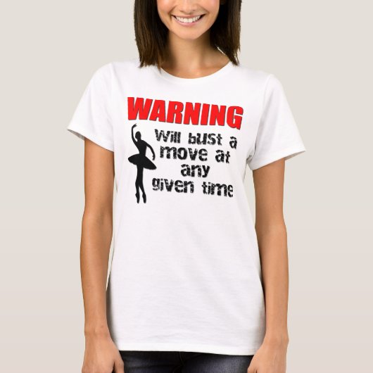 Warnung - sprengt eine Bewegung T-Shirt (Vorderseite)