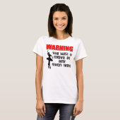 Warnung - sprengt eine Bewegung T-Shirt (Vorne ganz)