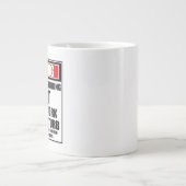 Warnung: Starrköpfe Gleitschirmflieger bei der Arb Jumbo-Tasse (Vorderseite)