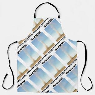 Warnung! Staubteufel Inside Meteorology Spaß Schürze