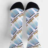 Warnung! Staubteufel Inside Meteorology Spaß Socken (Oben)