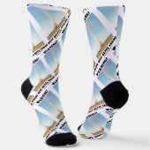 Warnung! Staubteufel Inside Meteorology Spaß Socken (Gewinkelt)