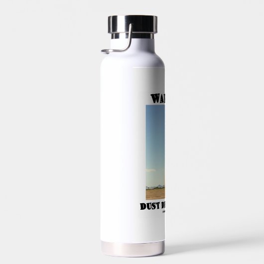 Warnung! Staubteufel Inside Meteorology Spaß Trinkflasche (Rechts)