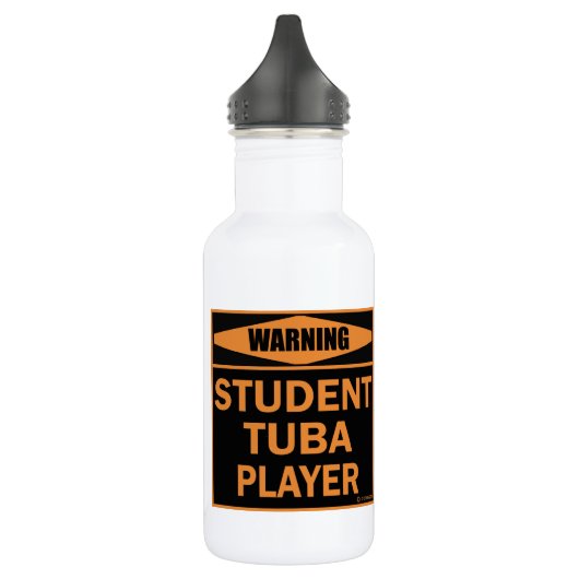 Warnung! Student Tube Player! Edelstahlflasche (Links)