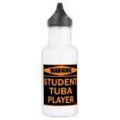 Warnung! Student Tube Player! Edelstahlflasche (Rechts)