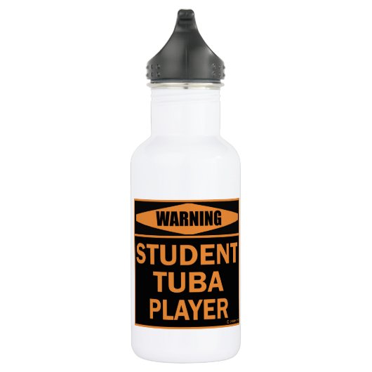 Warnung! Student Tube Player! Edelstahlflasche (Rechts)