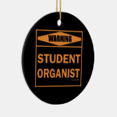 Warnung! Studentenorganisator! Keramik Ornament (Rechts)