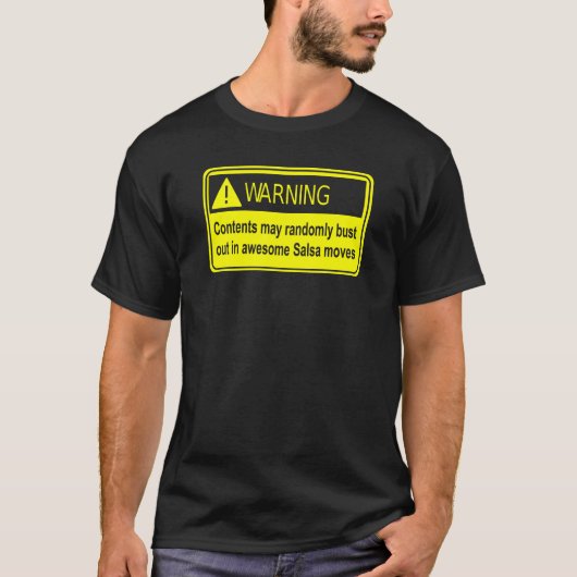 Warnung T-Shirt (Vorderseite)