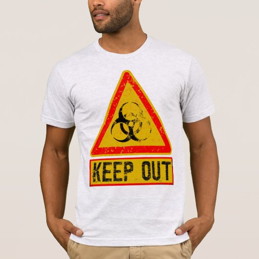 Warnung T-Shirt (Vorderseite)