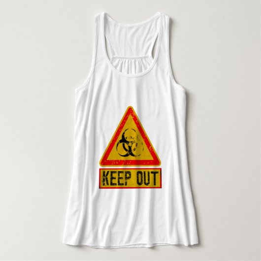 Warnung Tank Top (Design Vorderseite)