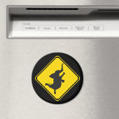 Warnung: Tanzt Elefant Xing! Magnet (In Situ (Geschirrspüler))