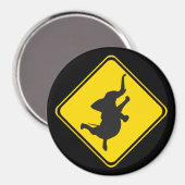 Warnung: Tanzt Elefant Xing! Magnet (Vorderseite/Rückseite)