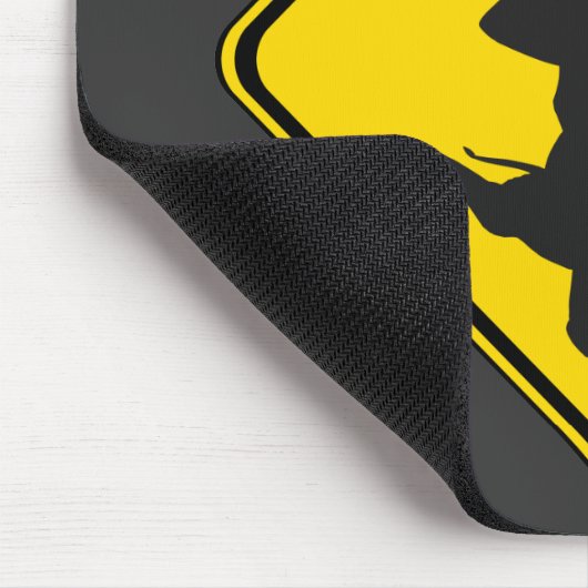 Warnung: Tanzt Elefant Xing! Mousepad (Ecke)