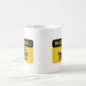 Warnung: Tired Pharmacy Student Kaffeetasse (Mittel)