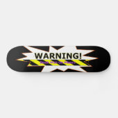 Warnung! Todeswunsch auf dem Skateboard (Horizontal)
