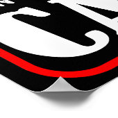 Warnung Touch mein Auto nicht Poster (Ecke)