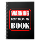 Warnung Touch mein Buch nicht (Vorderseite)