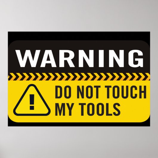 Warnung Touch mein Tool-Poster nicht Poster (Vorne)