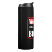 Warnung Touch meine Flasche nicht (Nach links gedreht)