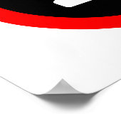 Warnung Touch meinem Baby nicht Poster (Ecke)